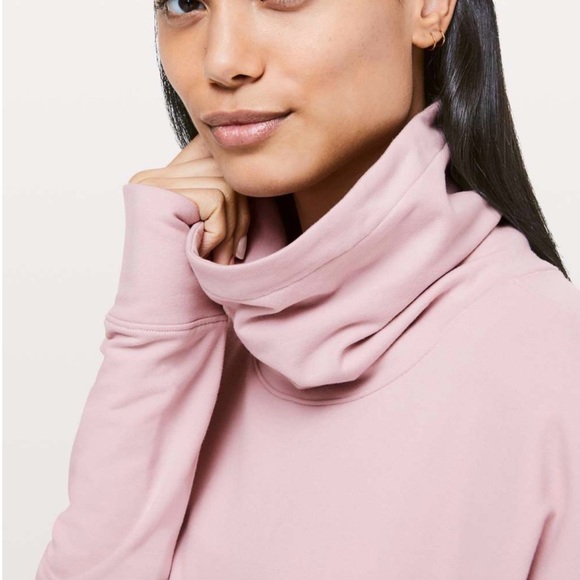 Lululemon Go Forward Pullover in the color Porcelain Pink size 12 - Picture 2 of 10